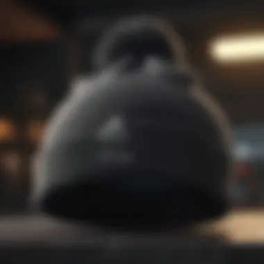 Adidas Beanie in Action: Extreme Sports Adidas beanie worn during extreme sports activities