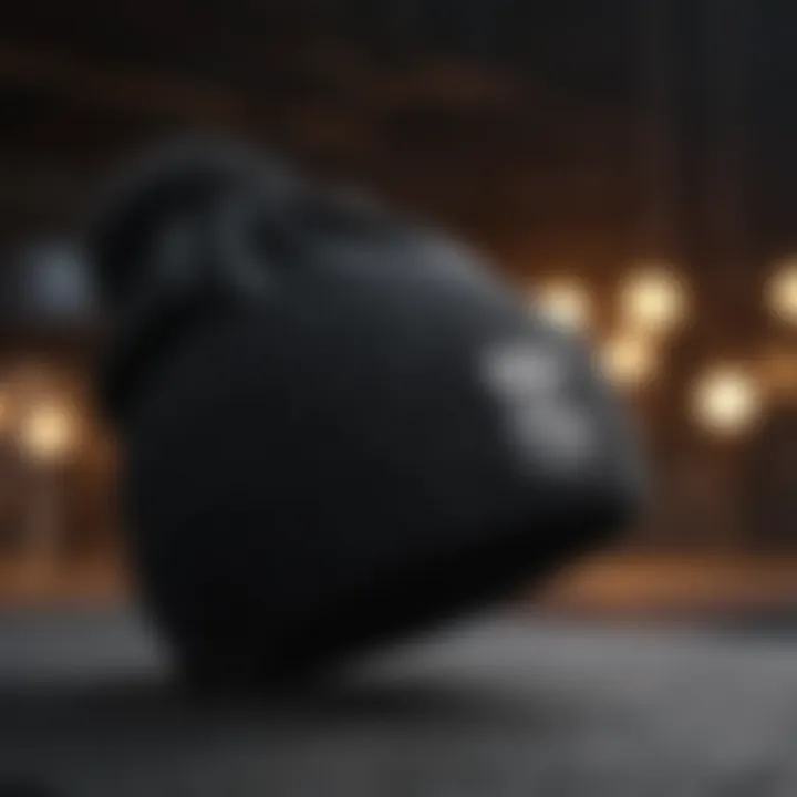 Stylish Adidas beanie showcasing its unique design elements
