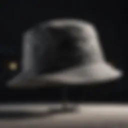 Adidas bucket hat showcasing its unique design and string feature
