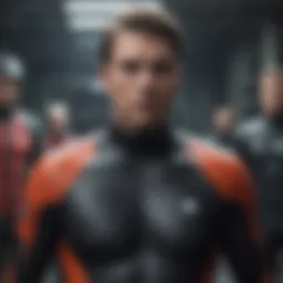 Showcase of various wetsuit jackets