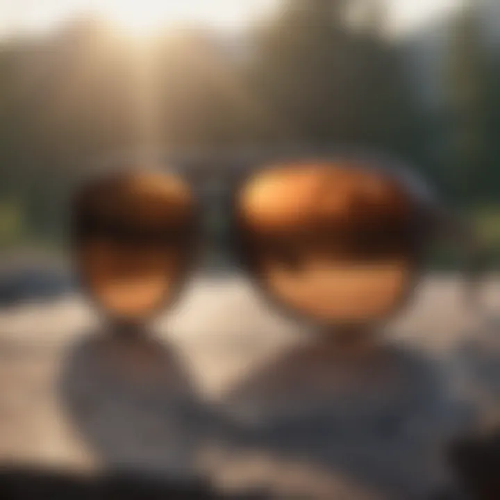 Authentic branded sunglasses with tags
