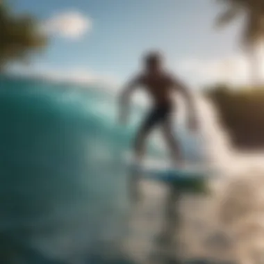 A group of beginner surfers enjoying the vibrant surf culture