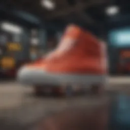 Stylish budget skate shoes with vibrant colors