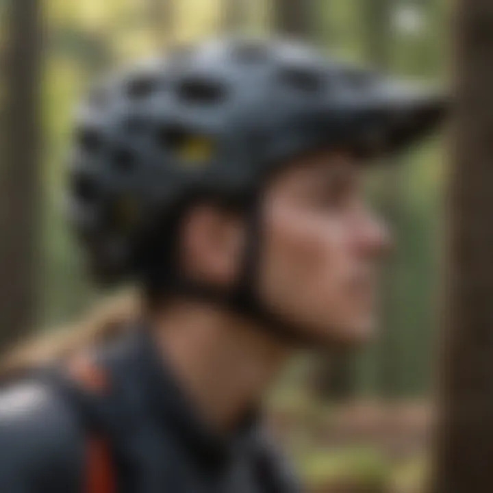 Advanced mountain biking helmet designed for maximum safety