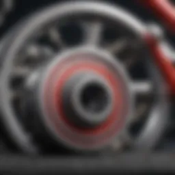 Close-up of Bones Reds Swiss Bearings showcasing precision engineering