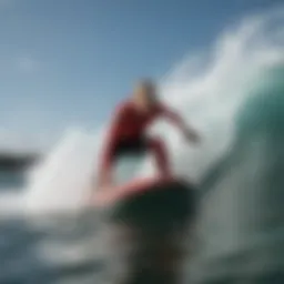 Dynamic performance of a bodyboard in action