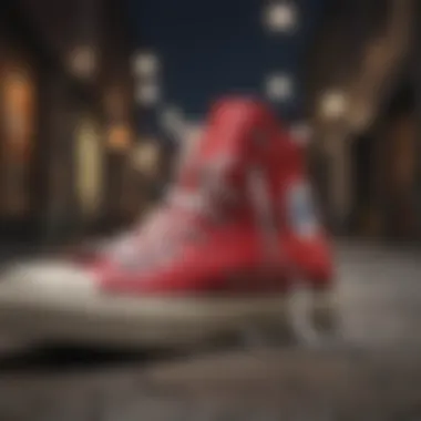 The Iconic Converse All Star Leather High Top Classic Converse All Star Leather High Top in urban setting