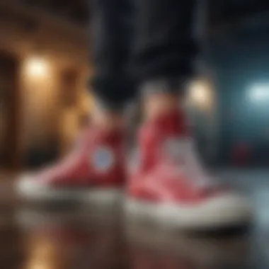 Fashion Statement with Converse All Star Leather High Tops Stylish outfit featuring Converse All Star Leather High Tops