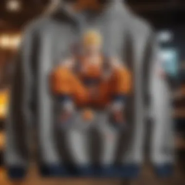 Diverse Styles of Dragonball Sweatshirts A display of various Dragonball sweatshirts showcasing different styles and colors