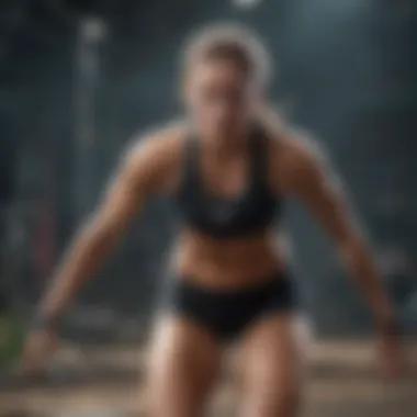 Visualization Techniques for Athletes Motivational visualization technique in action