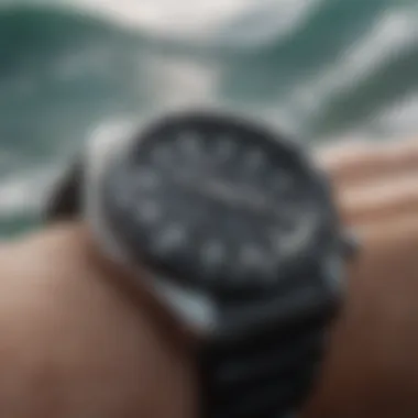 Key Features of Surfing Watches Close-up of watch features for surfers