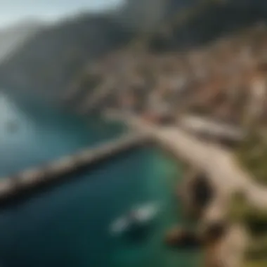 Alaïa Bay: A Panoramic Adventure Playground A panoramic view of Alaïa Bay showcasing its stunning landscape and water sports activities