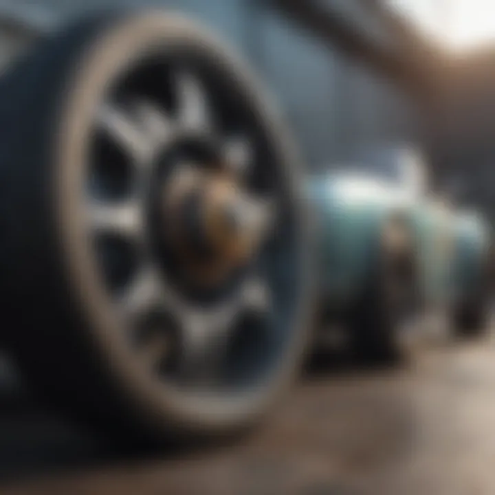 Collection of various Spitfire wheels with different styles and colors