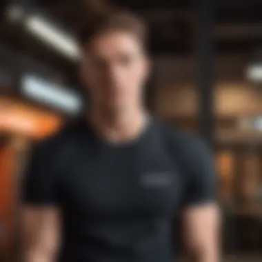 Versatility in Casual Fashion A stylish black t-shirt worn in a casual setting, demonstrating its versatility in fashion.