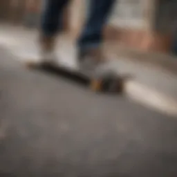 Champion Slides on a skateboard ramp