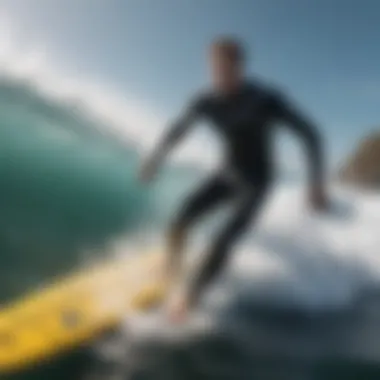Riding the Waves: The Thrill of Surfing Adventure enthusiast surfing high waves