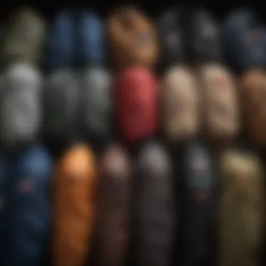 Fabric Options for Members Only Bomber Jackets A collage of various fabric options for Members Only bomber jackets