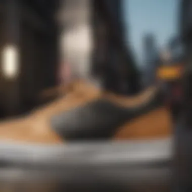Unique Design Features of Nike SB GTS Close-up of Nike SB GTS showcasing its unique design elements