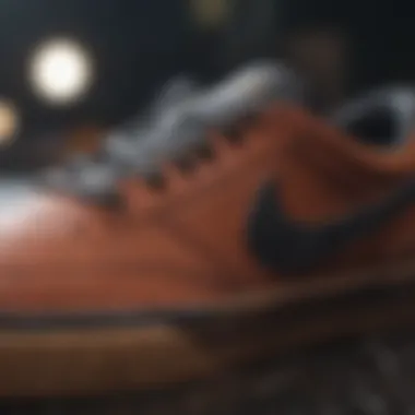 Detailed view of the technological features of the Nike SB GTS