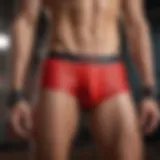 The sleek design of red boy short underwear showcasing innovative cuts and styles.