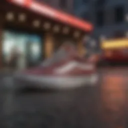 Vans storefront showcasing seasonal sales