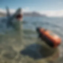 Innovative shark deterrent device in action