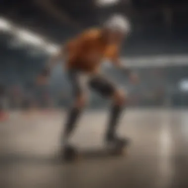 Identity Through Skate Fashion A skater expressing identity through unique fashion choices