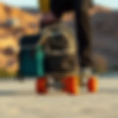 Material Choices for Durability and Style Different types of materials used in skater bags