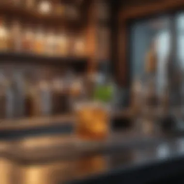 Essential Bartending Tools A selection of essential bartending tools and ingredients
