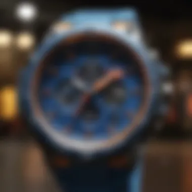 Vibrant Display of G Shock Watch Designs A vibrant display of G Shock watches highlighting their designs