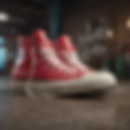 Hi-Top Converse All Star sneakers showcasing their iconic design