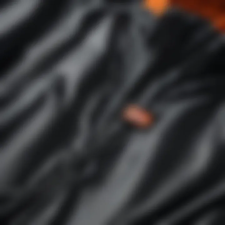 Close-up of the Dickies Windbreaker showcasing fabric texture
