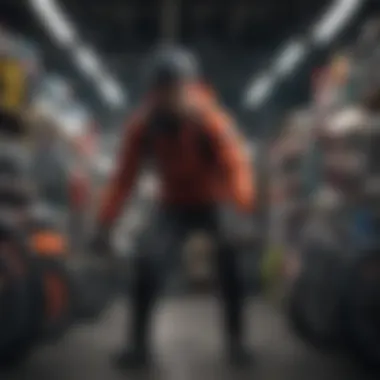Diverse Range of Extreme Sports Equipment Vibrant display of extreme sports gear
