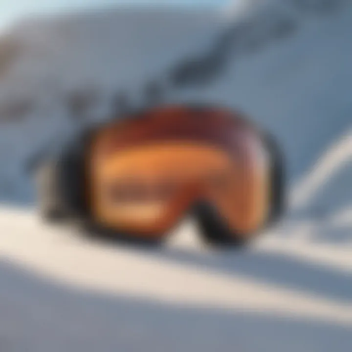 Display of promotional offers on Oakley snow goggles