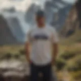 Patagonia Mainstay Tee showcased in a natural setting