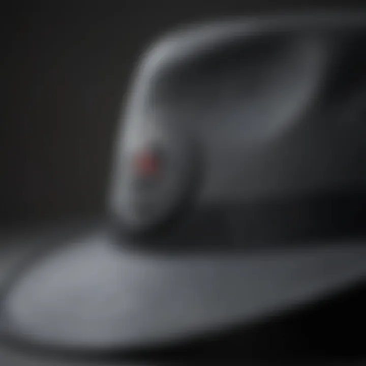 Close-up view of Quicksilver Bushmaster Hat showcasing its unique design and features