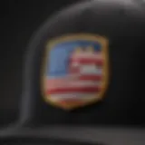 A close-up of the Upper Left USA hat showcasing its embroidery and design.