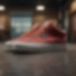 Close-up of the Vans Classic Half Cab showcasing its iconic design and materials.