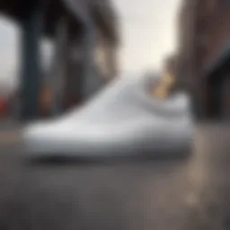 Vans Pro White showcasing its sleek design and craftsmanship