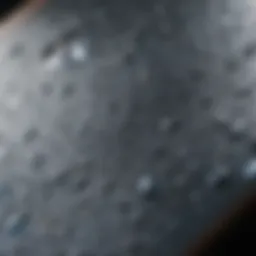 A close-up of a foil water board showcasing its sleek design and construction materials.