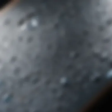 A close-up of a foil water board showcasing its sleek design and construction materials.