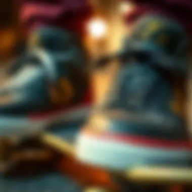 Essential Features of Skateboard Shoes Close-up of skateboard shoe features, highlighting durability and grip