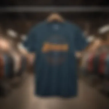 A Glimpse of History: The Iconic Zephyr T-Shirt Vintage Zephyr skate team t-shirt displayed on a hanger