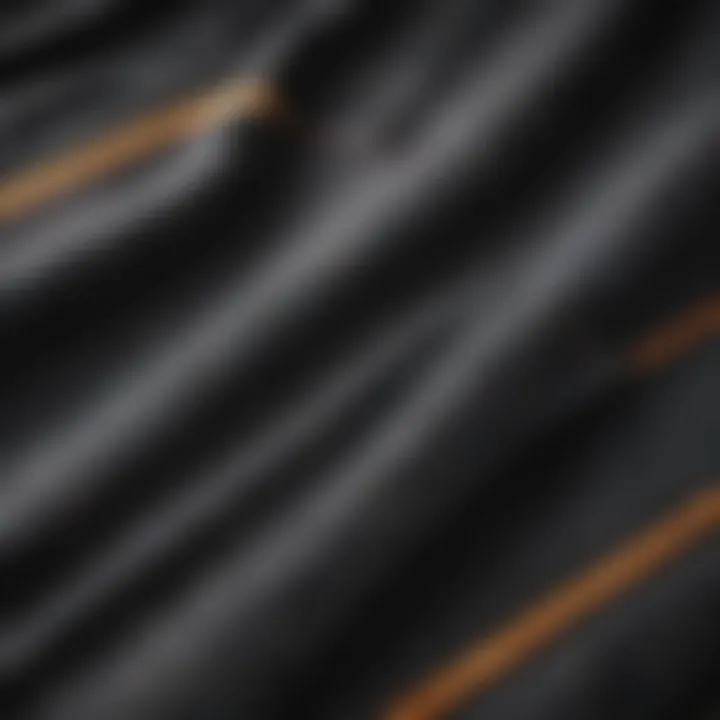 Close-up view of the fabric and stitching of Vans Hybrid Shorts