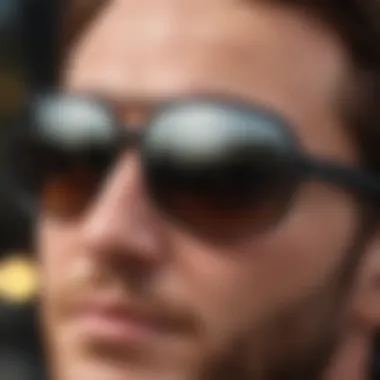 High-Quality Sunglasses for UV Protection A close-up of high-quality sunglasses designed for UV protection