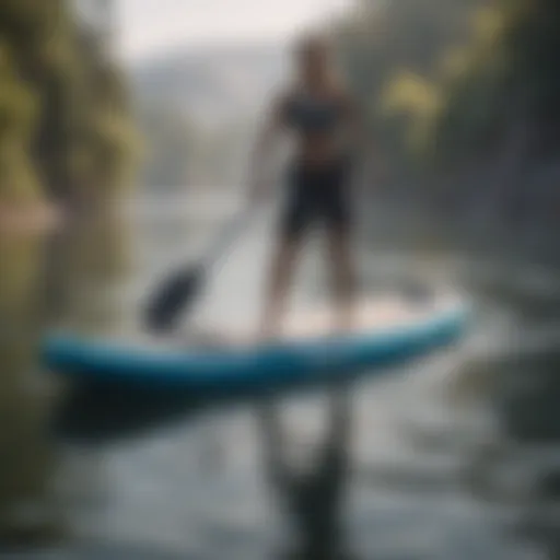 Cutting-edge inflatable paddle board with motor