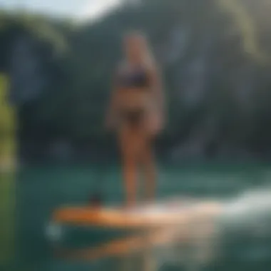 Safety features of a motorized inflatable paddle board