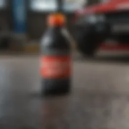 Detailed view of Mob Griptape Cleaner bottle