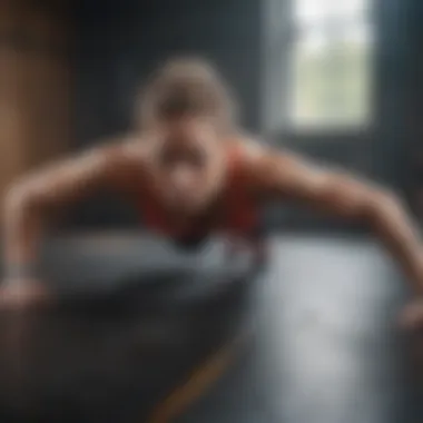 Dynamic Plank for Core Strength Dynamic plank exercise showcasing core engagement