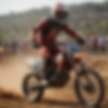 Engagement in Extreme Sports Culture Audience captivated by a motocross event